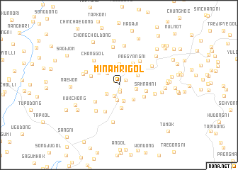 map of Minamri-gol