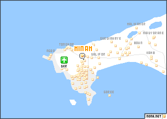 map of Minam