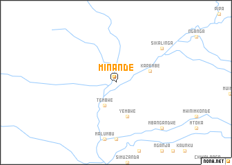 map of Minande