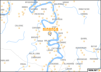 map of Minanga