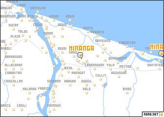 map of Minanga