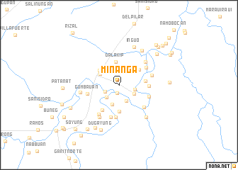 map of Minanga