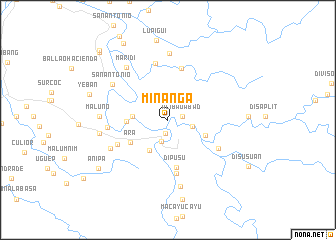 map of Minanga