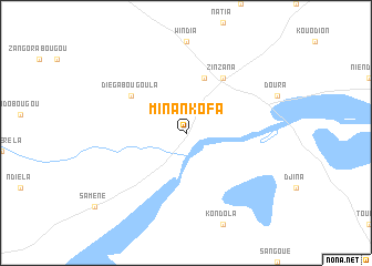 map of Minankofa