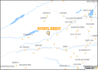 map of Mín an Lábáin