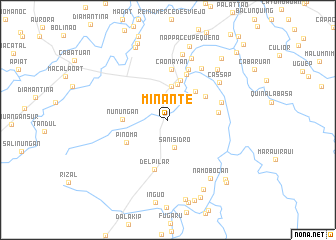 map of Minante