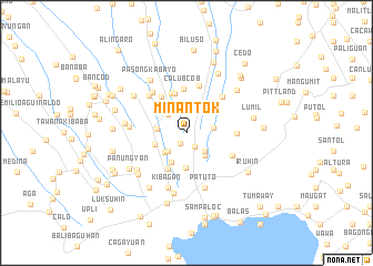 map of Minantok