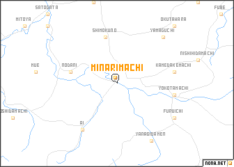 map of Minarimachi