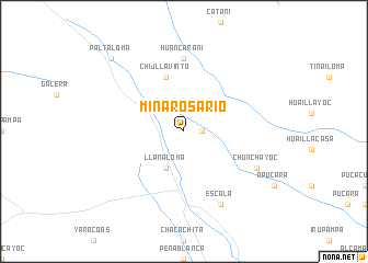 map of Mina Rosario