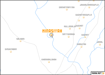 map of Mīnasīyah