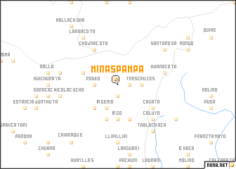 map of Minas Pampa