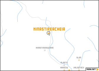 map of Mînăstirea Cheia