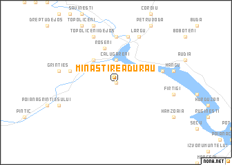 map of Mînăstirea Durău