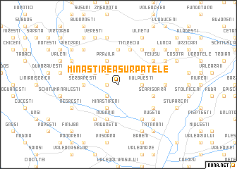 map of Mînăstirea Surpatele