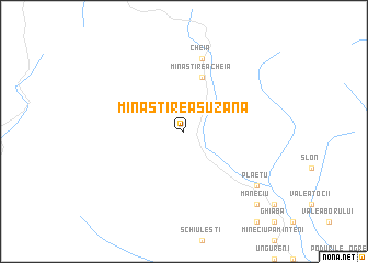 map of Mînăstirea Suzana