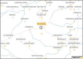 map of Minas