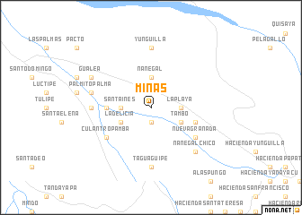 map of Minas