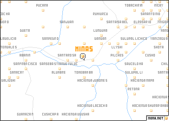 map of Minas