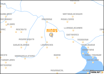 map of Minas