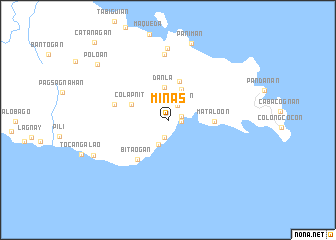 map of Minas