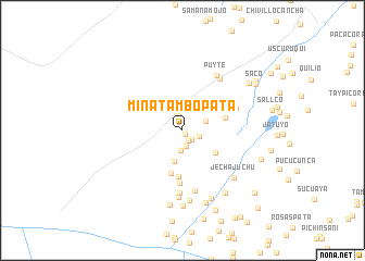 map of Mina Tambopata