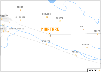 map of Minatare