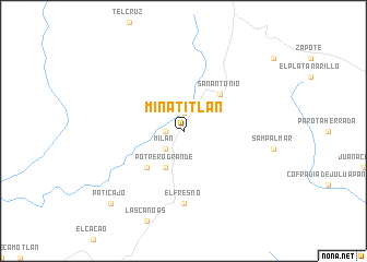 map of Minatitlán