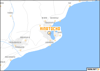 map of Minatochō