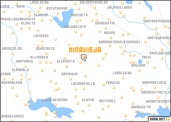 map of Mina Vieja