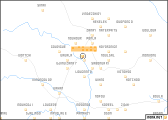 map of Minawao