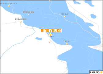 map of Minayevka