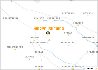 map of Minayevshchina