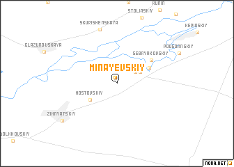 map of Minayevskiy