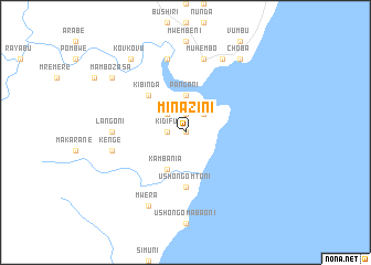 map of Minazini