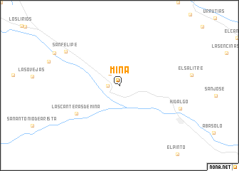 map of Mina