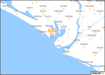 map of Mina