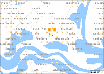 map of Mina