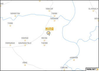 map of Mina