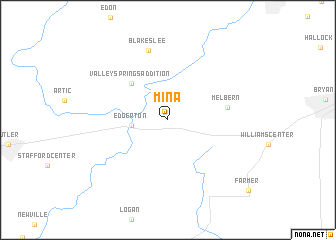 map of Mina