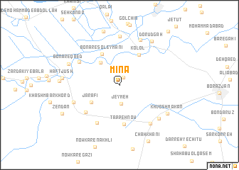 map of Mīnā