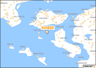 map of Minbŏp