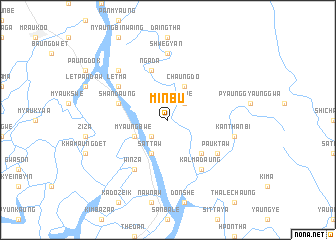 map of Minbu