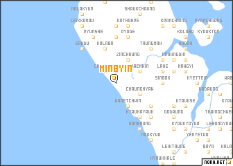 map of Minbyin