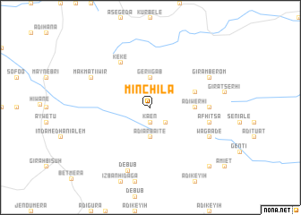 map of Minchʼila