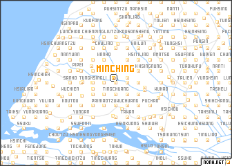 map of Min-ching