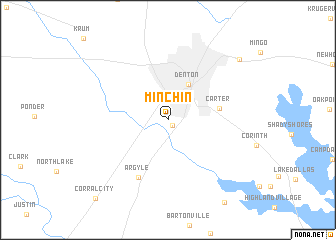 map of Minchin