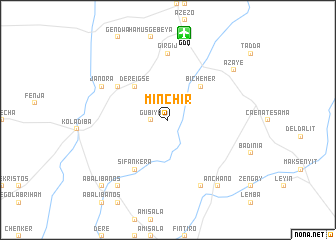 map of Minchʼir
