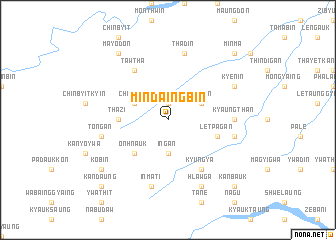 map of Mindaingbin