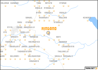 map of Mindano