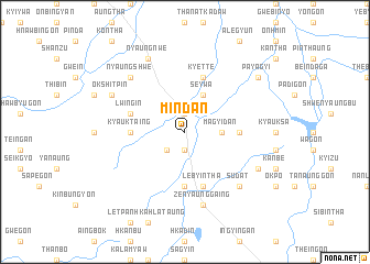 map of Mindan